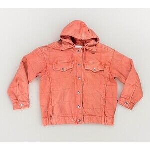 Anthropologie AVEC LES FILLE  100% Cotton Quilted Button Up Jacket Women’s Small